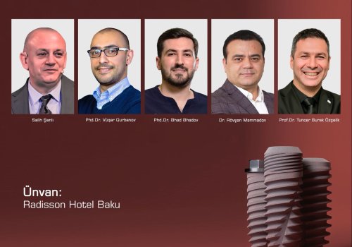 Konfrans cercivesinde: – 3 yerli ve 2 taninmis turk lektor – Endodontiya ve implantologiya sahesinde en son elmi yenilikleri, klinik praktikada tetbiq olunan yeni metod ve texnologiyalarla haqqinda cixislar edecekler. Konfransda &quot;Endodontiya hara kimi, haradan sonra implant&quot; movzusuna toxunulacaq.  Tarix: 24 may 2025  Mekan: @radissonbaku